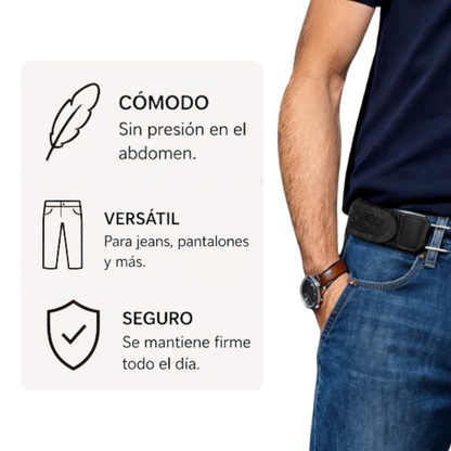 Cinturón sin hebilla